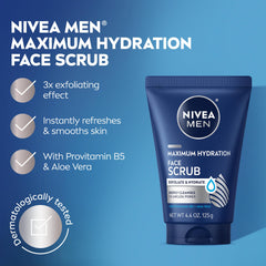 NIVEA MEN close-up of scrub texture showing fine exfoliating particles