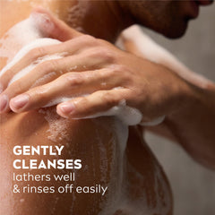 NIVEA MEN lather texture closeup demonstrating rich foam that cleans without drying