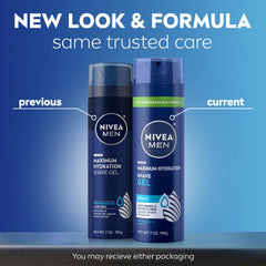 NIVEA MEN side label with ingredient list visible for informed shoppers