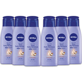 NIVEA front packaging showing travel-size lotion and clear label benefit