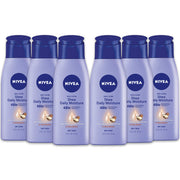 NIVEA front packaging showing travel-size lotion and clear label benefit