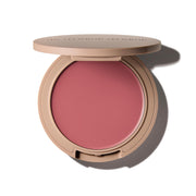 No Makeup Makeup blush & lip Pink front pan showing compact packaging and branding benefit
