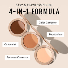 No Makeup Makeup dual‑chamber sponge detail for buildable, precise coverage