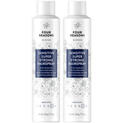No Nothing front packaging showing two unscented hairspray cans and clear labeling benefit long-lasting hold