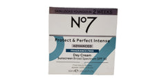 No7 day cream close-up label displaying SPF 30 protection and everyday use benefit