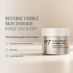 No7 cream texture close-up illustrating smooth moisturising finish