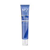 No7 front bottle showing product and brand and clear benefits