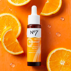 No7 Radiance+ gel texture close-up illustrating lightweight feel and quick absorption