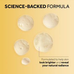 No7 Radiance+ held in hand to show scale and travel-friendly convenience