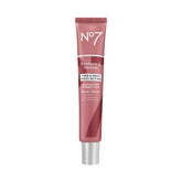 No7 front bottle shot showing sleek packaging and brand reassurance