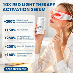 Nodfens serum being applied to face and neck for smooth prep benefit