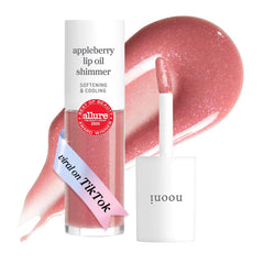 NOONI front boxed set with three shimmering lip oils, perfect gifting