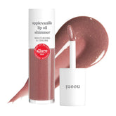 NOONI gift box front view showing three lip oils and presentable packaging benefit quick gifting