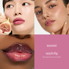 NOONI texture droplet highlighting silky oil formula and moisturizing benefit