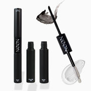 Noonlash bottle front view showing product branding and clear label, reliable hold