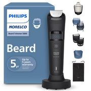 Norelco front view showing ergonomic grip and compact styling for comfortable control