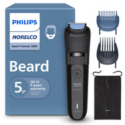 Norelco front view of trimmer showing compact design and precise dial for easy grooming
