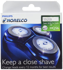 Norelco HQ56 close-up of ComfortCut cutters highlighting smooth glide benefit