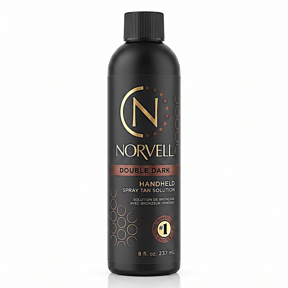 Norvell Double Dark front label showing product name and 8 fl oz size benefit