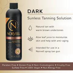 Norvell label close-up highlighting clean-ingredient benefits