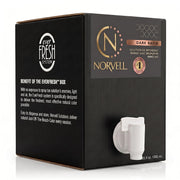 Norvell bottle front packaging showing product and professional sizing benefit