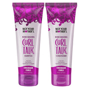Not Your Mother's front packaging showing two-bottle curl care set and benefits