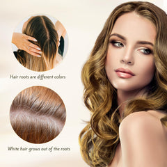 Nova Hair being applied in shower demonstrating quick coverage benefit