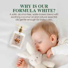 Nova Scents milky texture close-up demonstrating moisturizing, alcohol-free formula benefit