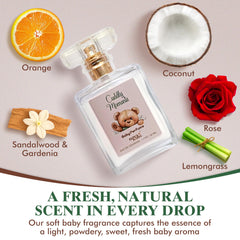 Nova Scents spray nozzle detail showing fine mist for gentle, non-overpowering fragrance