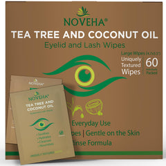 NOVEHA front packaging showing 60 individually wrapped wipes for convenience