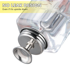 Noverlife transparent glass body detail that reveals remaining liquid level