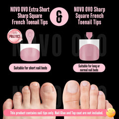 NOVO OVO big toe selection highlighting eight hallux sizes for secure natural fit benefit