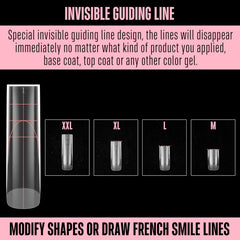 NOVO OVO detailed guideline markings to aid precise trimming and placement