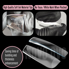 NOVO OVO pre-filed cuticle end detail for quick, no-filing application