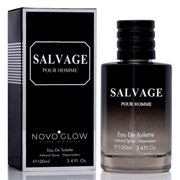 NovoGlow Salvage front bottle showing clean design and gift-ready appeal