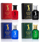NovoGlow front packaging showing four boxed 30ml bottles, gift-ready presentation