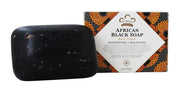 Nubian Heritage front packaging showing five bars and clear product labeling benefit