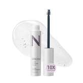 NULASTIN bottle front packaging showing product and benefit of fuller brows