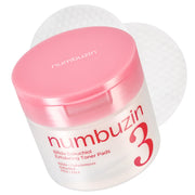 numbuzin front packaging showing toner pads and benefits