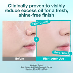 numbuzin powder on skin close-up blurring pores and reducing shine benefit