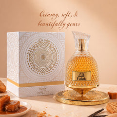 Nusuk Falak side profile highlighting bottle shape and finish