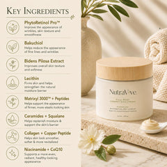 NutraVive applied to neck and chest showing improved firmness benefit