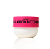 Nutrius jar front view showing branding and berry bliss scent for attractive shelf appeal