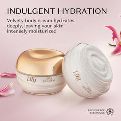 O BOTICARIO close-up cream texture demonstrating fast-absorbing finish