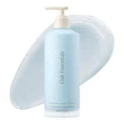 Oak Essentials front bottle showing elegant glass packaging and calming scent