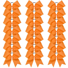 OAOLEER front packaging showing 21 orange cheer bows, easy team matching