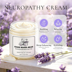OASIS MAMA BEAR jar open revealing cream texture for fast absorption and light feel
