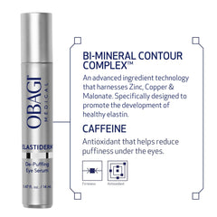 Obagi Medical tube held in hand to show compact 0.47 oz size and convenient everyday portability