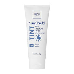 Obagi Medical front tube showing SPF 50 protection and unscented formula