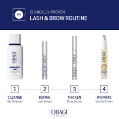 Obagi Nu-Cil bottle next to ruler for scale, compact travel-friendly benefit